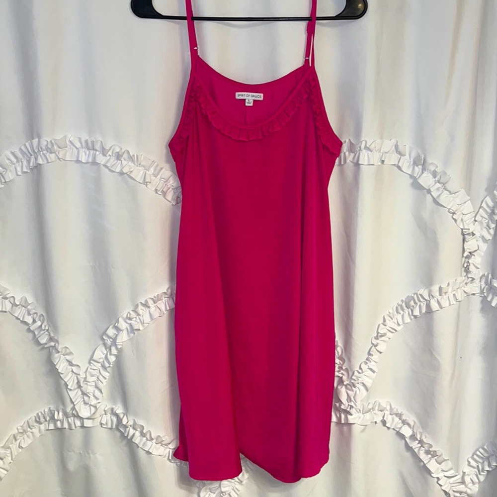 Spirit of grace pink slip dress